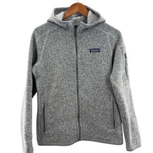 Patagonia Women's Better Sweater Full Zip Hoody Gray Hiking Gorpcore Size Small